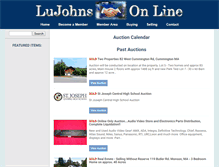 Tablet Screenshot of lujohns.com